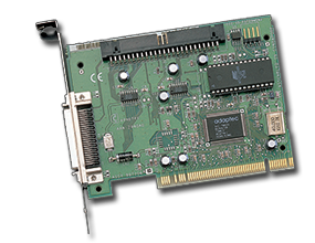 ADAPTEC AHA-2940AU 50WAY HD EXTERNAL & 50W WAY INTERNAL PCI CARD