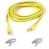 30M RJ45 CAT6 Ethernet cable, yellow