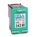HP (SA389EE) 343 PARTY KIT WITH VIVERA INKS, includes 1 X 343 INK, 10 sheets of HP Greeting Cards, 10 sheets of HP Advanced Glossy Photo paper 10 x 15cm borderless, HP Photosmart Essential CD.