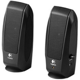 LOGITECH S-120 BLACK SPEAKERS, oem. (PN:980-000018)