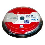 MIRROR BD-R RECORDABLE BLU-RAY DISC, 25GB, pk.10, printable