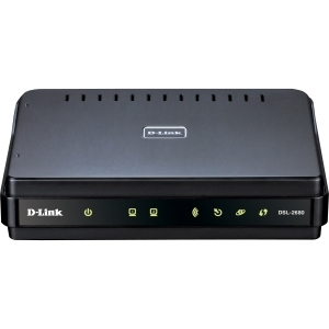 D-LINK DSL-2680 N150 ADSL WIRELESS ROUTER, 2 ethernet ports