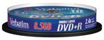 VERBATIM DVD+R DL 8xspeed  240MIN DOUBLE LAYER, PACK 10 (non-printable surface)