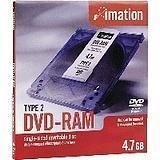 IMATION DVD-RAM 4.7GB TYPE 2, singly