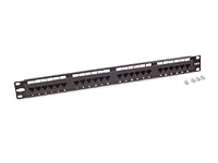 24WAY CAT5E 1U PATCH PANEL (UNBRANDED)