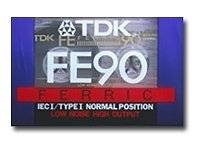 TDK FE90 FERRIC BLANK CASSETTE.