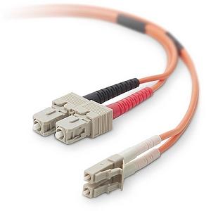 BELKIN-V7 DUPLEX FIBER OPTIC NETWORKING CABLE, 10m/32.8ft LC-ST Multimode 62.5/125