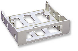 UNIVERSAL MOUNTING FRAME FOR 3.5" FLOPPY DRIVE, beige.