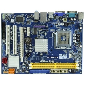 ASROCK G31M-GS R2.0 S775 mATX MOTHERBOARD, DDR2 SUPPORT
