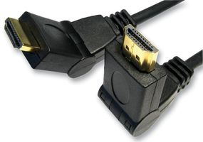 2M HDMI MALE to HDMI MALE SWIVEL(ANGLED) 90DEG CABLE