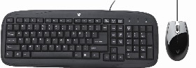 BCL USB KEYBOARD &  MOUSE COMBI SET, black