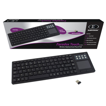 SUMVISION PARADOX TOUCH WIRELESS KEYBOARD WITH BUILT-IN TOUCHPAD