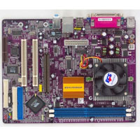 ECS K7SEM MOTHERBOARD WITH AMD 1300 SOCKET 462 CPU