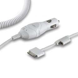 BELKIN IPOD TRAVEL POWER CABLE, black. (PN: F8Z218EA)