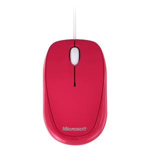 MICROSOFT COMPACT OPTICAL USB MOUSE, red