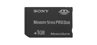 1GB SONY  MEMORY STICK PRO DUO 