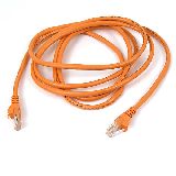 5M RJ45 CAT5E ETHERNET CABLE, orange