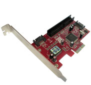 PCI EXPRESS CARD - 2 PORT SATA + 1 PORT IDE