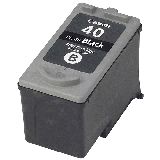CANON PG-40 BLACK INK CARTRIDGE, for MP150/MP170/MP450/IP1600/IP2200