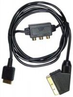 PLAYSTATION ONE SCART CABLE WITH AV BLOCK