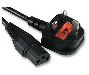 3 PIN IEC STANDARD POWER CABLE MOULDED PLUG TO IEC SOCKET