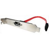 STARTECH SATAPLATE-INTERNAL SATA TO E-SATA MALE TO FEMALE