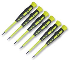 DURATOOL SCREW DRIVER SET, 6 PIECES