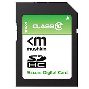 MUSHKIN 16GB MICROSD CARD with  ADAPTER, class 10