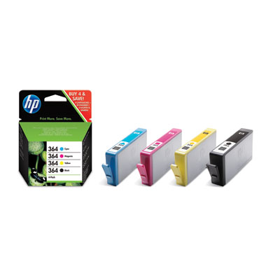 HP SD534EE #364 COMBO PACK (BLACK,CYAN,MAGENTA & YELLOW)