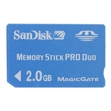 2GB SANDISK  MEMORY STICK PRO DUO 