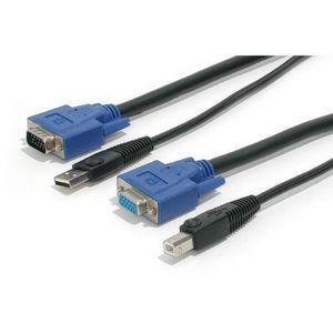 STARTECH 6FT/1.8M USB + VGA  2-IN-1 KVM SWITCH CABLE. PN: SVUSB2N1_6