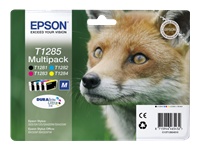 EPSON T1285 MULTIPACK (S22/SX215/SX420W...) BLACK, CYAN, MAGENTA & YELLOW