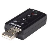 DYNAMODE 7.1 USB Stereo Audio Adaptor External Sound Card 
