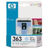 HP C8774EE (363) LIGHT CYAN  INK CARTRIDGE (Photosmart 3210, 3310, C5180, C6180, C7180, D6160, D7160, D7360)  6ml