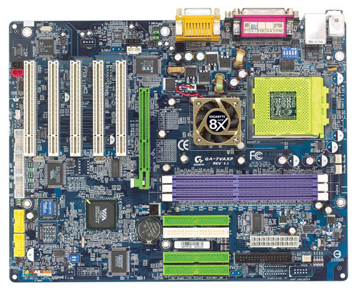 GIGABYTE GA-7VAXP MAINBOARD, (refurbished)