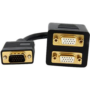 STARTECH VGA 1 TO 2 X VGA VIDEO SPLITTER CABLE - male to female